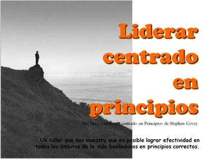 Taller "Liderar centrado en principios"